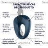 Anillo vibrador con 10 modos de vibracion y recargable usb